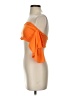 Shein 100% Polyester Orange Short Sleeve Top Size S - photo 5