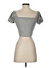 Forever 21 Gray Short Sleeve Top Size S - photo 2
