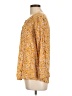 Suzanne Betro Yellow Long Sleeve Blouse Size L - photo 5