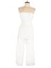 Forever 21 Contemporary Solid Ivory Jumpsuit Size M - photo 1