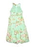 Speechless 100% Polyester Floral Green Dress Size 7 - photo 2