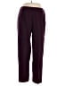 Sag Harbor 100% Polyester Solid Burgundy Casual Pants Size 16 - photo 1