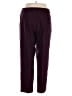 Sag Harbor 100% Polyester Solid Burgundy Casual Pants Size 16 - photo 2