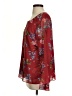 CAbi 100% Polyester Burgundy 3/4 Sleeve Blouse Size S - photo 5