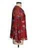 CAbi 100% Polyester Burgundy 3/4 Sleeve Blouse Size S - photo 4