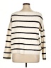 POPSUGAR Stripes Ivory Pullover Sweater Size XL - photo 2