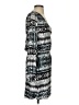 Parker Print Gray Casual Dress Size XS - photo 4