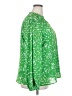 Unbranded 100% Polyester Green 3/4 Sleeve Blouse Size 2X - photo 4