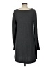 Old Navy Solid Gray Casual Dress Size L - photo 2