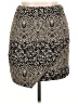 H&M 100% Polyester Paisley Gold Casual Skirt Size 14 - photo 1