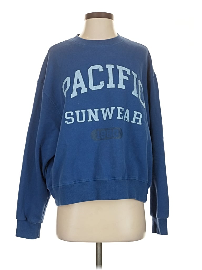 Pre-owned Pacsun Sweatshirt In Blue