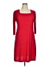 Chadwicks 100% Polyester Solid Red Casual Dress Size 16 (petite) - photo 1