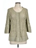 T Tahari 100% Polyester Green Cardigan Size L (estimated) - photo 1