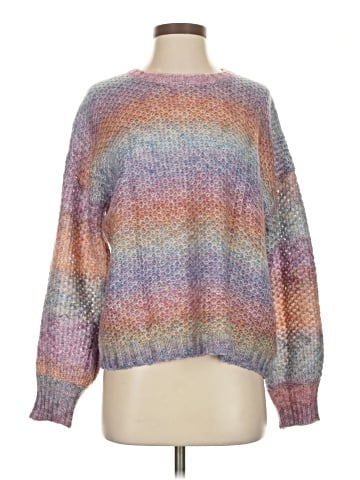Aqua Pullover Sweater (view 1)
