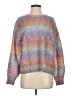 Aqua Tie-dye Purple Pullover Sweater Size S - photo 1