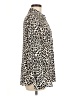 Talbots Outlet 100% Polyester Animal Print Ivory Long Sleeve Blouse Size M - photo 4