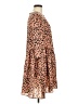 Hayden 100% Polyester Animal Print Brown Casual Dress Size M - photo 4