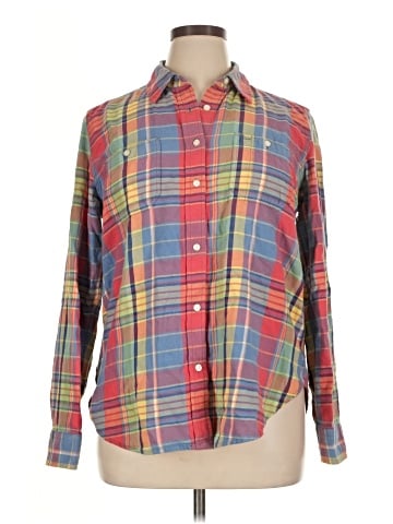 Lauren Jeans Co. Long Sleeve Button-Down Shirt (view 1)