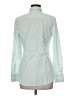 Ann Taylor Teal Long Sleeve Button-Down Shirt Size 8 - photo 2