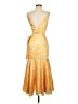 Acler 100% Polyester Paisley Yellow Cocktail Dress Size 2 - photo 2