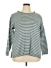 Joan Vass 100% Cotton Teal Pullover Sweater Size 2X - photo 1