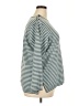 Joan Vass 100% Cotton Teal Pullover Sweater Size 2X - photo 4