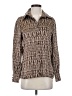 Escada Tweed Brown Long Sleeve Blouse Size EU 36 / US 6 - photo 1