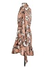 Express 100% Polyester Print Brown Cocktail Dress Size XS - photo 5