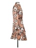 Express 100% Polyester Print Brown Cocktail Dress Size XS - photo 4