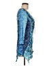 Alberto Makali 100% Polyester Blue Kimono Size M - photo 4