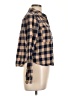 Forever 21 100% Cotton Plaid Brown Long Sleeve Button-Down Shirt Size L - photo 4