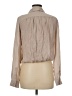 Theory 100% Polyester Tan Long Sleeve Blouse Size M - photo 2