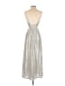 Topshop Metallic Silver Cocktail Dress Size 0 - photo 2