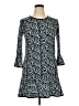 MICHAEL Michael Kors Green Blue Casual Dress Size L (petite) - photo 1