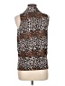 Unbranded Animal Print Brown Sleeveless Blouse Size M (estimated) - photo 2