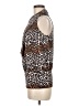 Unbranded Animal Print Brown Sleeveless Blouse Size M (estimated) - photo 5