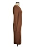 Final Touch Solid Brown Casual Dress Size S - photo 4