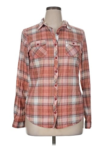 Passport Long Sleeve Button-Down Shirt (view 1)