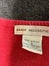 Basic Neccessities 100% Acrylic Red Cardigan Size S - photo 7