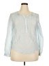 Cupshe Blue Long Sleeve Blouse Size M - photo 1