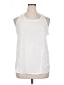 Athleta 100% Polyester White Sleeveless T-Shirt Size XL - photo 1