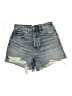 RE/DONE 100% Cotton Blue Denim Shorts Size 25 waist - photo 1