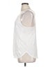 Athleta 100% Polyester White Sleeveless T-Shirt Size XL - photo 5