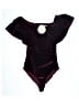 Hummingbird Burgundy Short Sleeve Blouse Size S - photo 1
