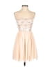 Windsor 100% Polyester Hearts Orange Cocktail Dress Size 3 - photo 1