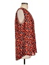 Tahari by ASL 100% Polyester Orange Sleeveless Blouse Size L - photo 4