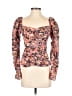 A.L.C. 100% Cotton Orange Long Sleeve Top Size 4 - photo 1