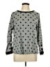 Sew in Love Polka Dots Gray Pullover Sweater Size L - photo 1