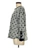 Sew in Love Polka Dots Gray Pullover Sweater Size L - photo 5