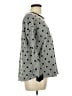 Sew in Love Polka Dots Gray Pullover Sweater Size L - photo 4